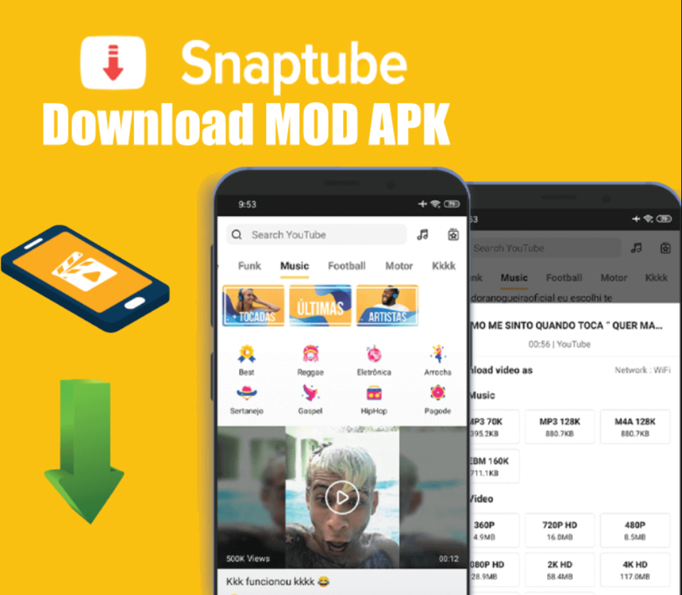 snaptube download mod apk
